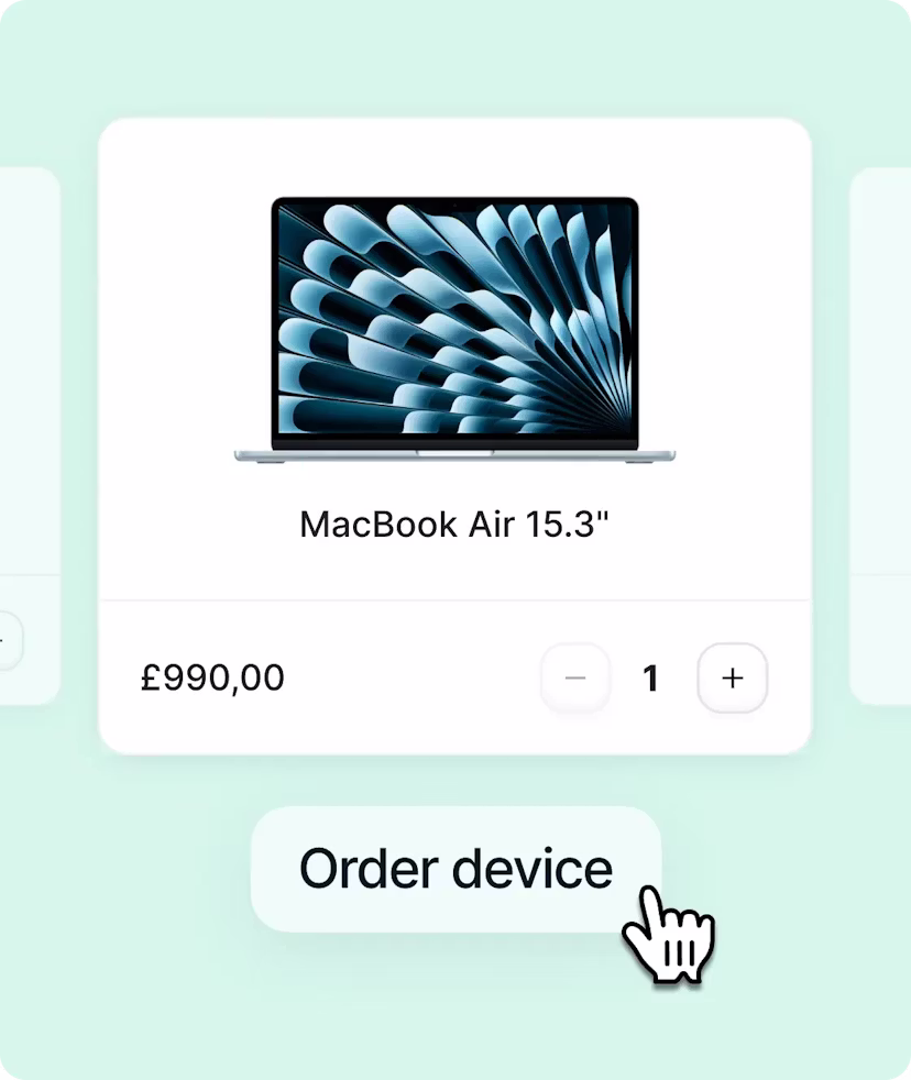 Global device procurement dashboard
